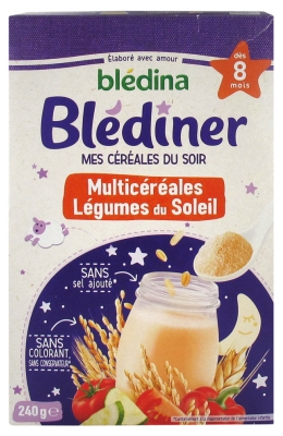 Blédina Blediner Multicéréales Légumes du Soleil