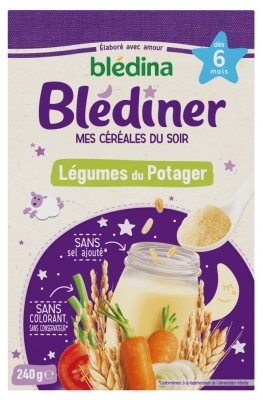 Blédina Blediner Légumes du Potager