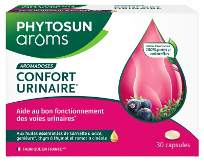 Phytosun Arôms Aromadoses Confort Urinaire Étui de 30 Capsules Molles