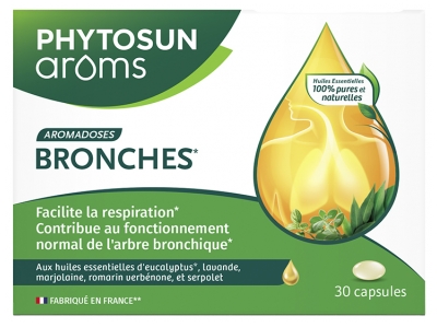 Phytosun Arôms Aromadoses Bronches Étui de 30 Capsules Molles