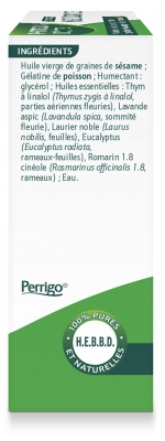 Phytosun Arôms Apsules Nez et Gorge Adoucit la Gorge et Apaise Les Voies Respiratoires Grâce Aux Huiles Essentielles de Thym et d'Eucalyptus 30 Capsules