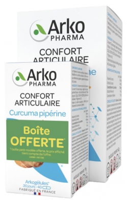 Arkopharma Arkogélules Curcuma Pipérine 130 Unités + 40 Unités Offertes