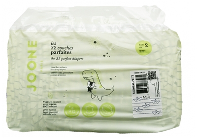 Joone 32 Couches Parfaites Taille 2 pour 3-5 kg