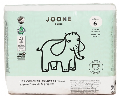 Joone 26 Couches-Culottes Taille 6 pour 16-30 kg - Couleur : Malo Bleu