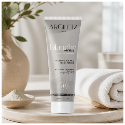 Argiletz Masque Argile Blanche Peaux Ternes 100 g