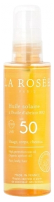 La Rosée Huile Solaire Spf50 à l'Huile d'Abricot Bio
