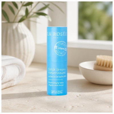 La Rosée Stick Lèvres Nourrissant Rechargeable au Beurre de Karité Bio