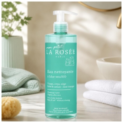 La Rosée Mon Petit Eau Nettoyante à l'Aloe Vera Bio Sans Rinçage 400 ml
