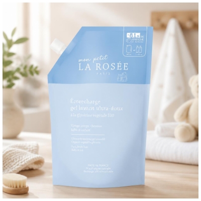 La Rosée Mon Petit Gel Lavant Ultra-Doux Bébé & Enfant Éco-Recharge 800 ml 