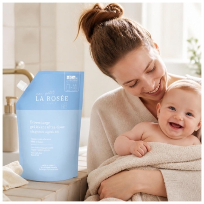 La Rosée Mon Petit Gel Lavant Ultra-Doux Bébé & Enfant Éco-Recharge 800 ml 
