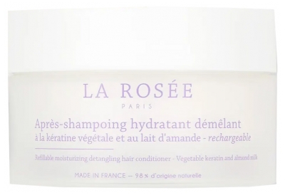 La Rosée Après-Shampoing Hydratant Démêlant Tous Types de Cheveux Rechargeable 200 g