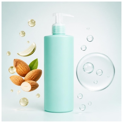 La Rosée Lait de Toilette Nettoyant à l'Huile d'Amande Douce Bio 400 ml