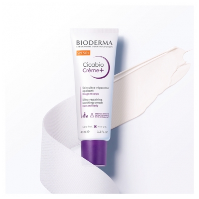 Bioderma Cicabio Crème+ Ultra-Réparateur Apaisant SPF50+ 40 ml