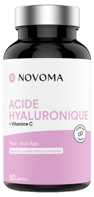 Novoma Acide Hyaluronique + Vitamine C Peau Anti-Âge 60 Gélules