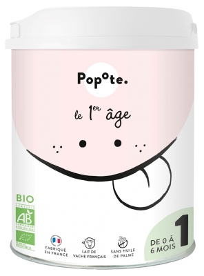 Popote Lait Infantile Le 1er Âge de 0 à 6 Mois Bio 800 g
