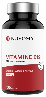 Novoma Vitamine B12 Énergie et Système Nerveux 120 Gélules