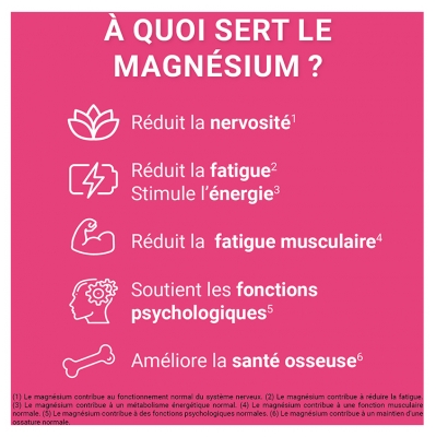 Mag 2 Gommes Nervosité Fatigue Framboise Lot de 2 x 45 Unités