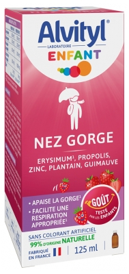 Alvityl Enfant Sirop Nez et Gorge 125 ML