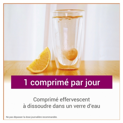 Vitascorbol Énergie C500 + 8 Vitamines + 3 Minéraux 30 Unités Effervescentes