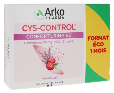 Arkopharma Cys-Control Confort Urinaire Canneberge 60 Gélules