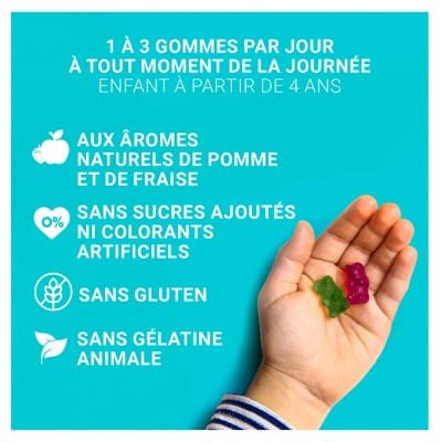 Mag 2 Kids Croissance et Immunité Magnésium 30 Gommes