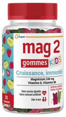 Mag 2 Kids Croissance et Immunité Magnésium 30 Gommes
