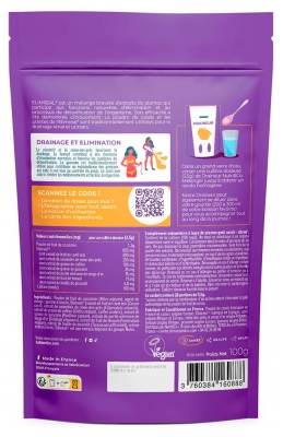 Nutri&Co Draineur aux Extraits de Plantes Breveté Goût Cassis-Citron 100 g 
