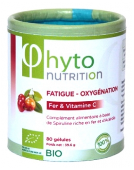 Flamant Vert Phyto nutrition Fatigue et Oxygénation Bio 80 Unités
