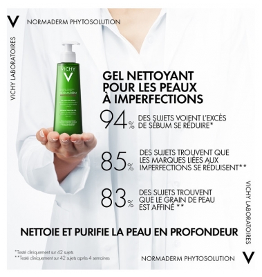 Vichy Normaderm Phytosolution Gel Purifiant Intense Peaux Acnéiques 200 ml