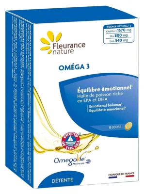 Fleurance Nature Oméga 3 15 Jours 60 Capsules