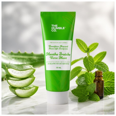 The Humble Co. Dentifrice Arôme Menthe Fraîche 75 ml
