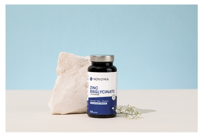 Novoma Zinc Bisglycinate + Vitamine B6 Immunité Peau et Cheveux 120 Gélules