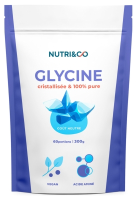 Nutri&Co Glycine Crystallisée 100% Pure 300 g 
