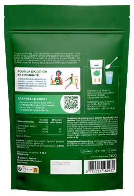 Nutri&Co L-Glutamine en Poudre Bio-Fermentée Goût Neutre 150 g 
