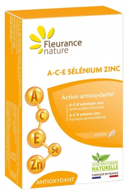 Fleurance Nature A-C-E Sélénium Zinc 30 Jours 30 Comprimés