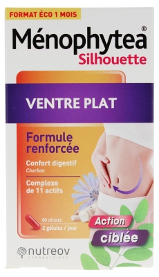 Nutreov Ménophytea Silhouette Ventre Plat Confort Digestif 60 Gélules