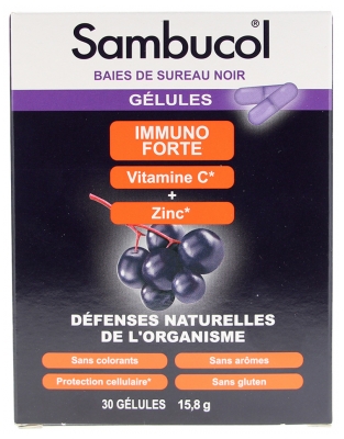 Sambucol Immuno Forte Défenses Naturelles de l'Organisme 30 Unités