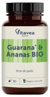 Vitavea Guarana et Ananas Bio 30 Unités