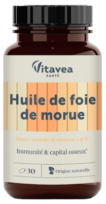 Vitavea Huile de Foie de Morue 30 Unités