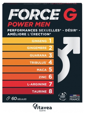 Vitavea Force G Power Men 60 Gélules