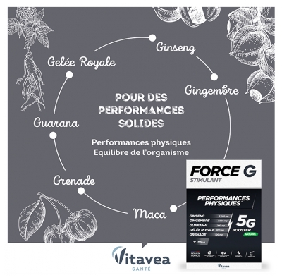 Vitavea Force G Stimulant Performances Physiques 10 Unités