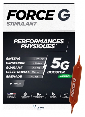 Vitavea Force G Stimulant Performances Physiques 10 Unités