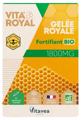 Vitavea Vita'Royal Gelée Royale Bio 1800 mg 10 Ampoules