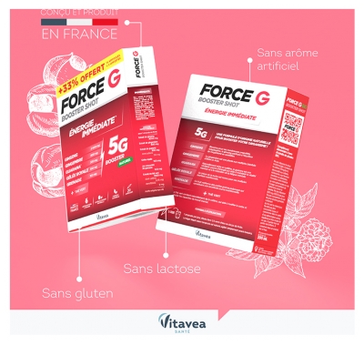 Vitavea Force G Booster Shot 15 Ampoules + 5 Offertes