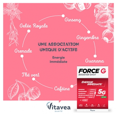 Vitavea Force G Booster Shot Énergie Immédiate 10 Unités