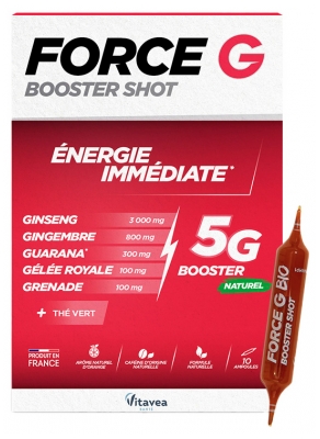 Vitavea Force G Booster Shot Énergie Immédiate 10 Unités