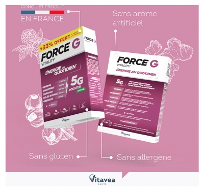 Vitavea Force G Vitality Énergie au Quotidien 15 Unités + 5 Offertes