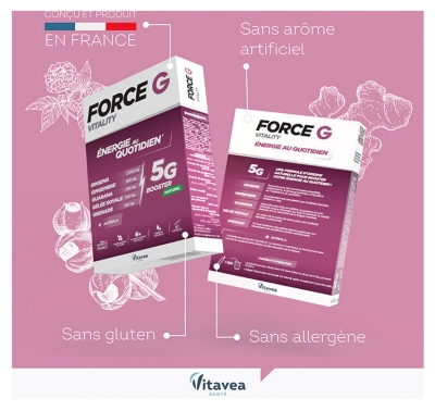 Vitavea Force G Vitality Énergie au Quotidien 10 Unités