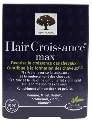 New Nordic Hair Croissance Max Complément Alimentaire 60 Gélules
