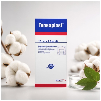 Essity Tensoplast Bande Adhésive Elastique 15 cm x 2.5 m HB